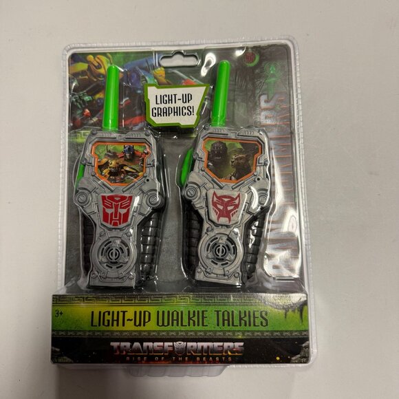 Kids Transformers Two Way Walkie Talkies Rise Of The Beasts Gift Set - Picture 2 of 8